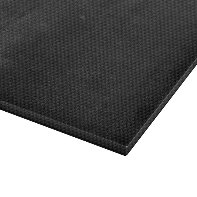Black Carbon Fibre Print Cutting Board (Corner)