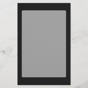 Black Carbon Fibre Print Stationery