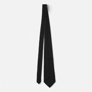 Black Carbon Fibre Print Tie