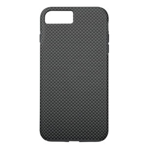 Black Carbon Fibre Style Print Background iPhone 8 Plus/7 Plus Case