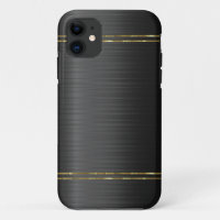 Black carbon fibre texture with gold accent