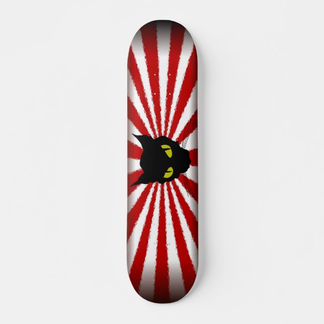 black cat 4 skateboard (Front)