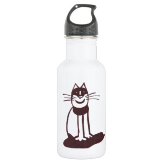 Black cat 532 ml water bottle