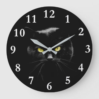 Black Cat Acrylic Wall Clock