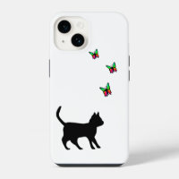 Black Cat and Butterfly