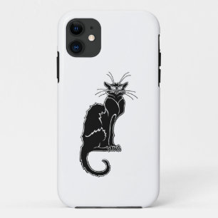 black cat animal silhouette iPhone 11 case