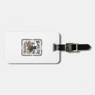 Black Cat Apothecary Cat Witchy Mystic Apothecary Luggage Tag
