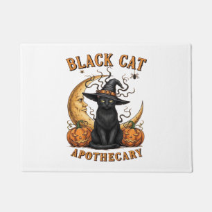 Black Cat Apothecary – Halloween Witchy Moon & Pum Doormat