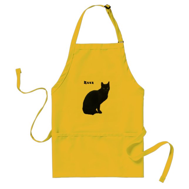 Black cat apron (Front)