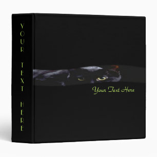 Black Cat Avery Binder
