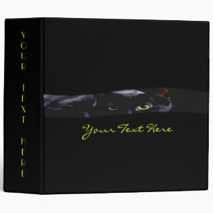 Black Cat Avery Binder