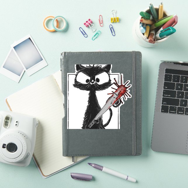 Black Cat Baseball Horror Halloween (iPad Cover)
