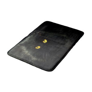 Black Cat Bath Mat