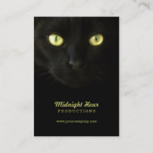 Black Cat business cards
