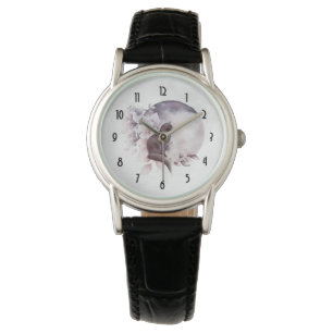 Black Cat by a Magical Full Moon Watch