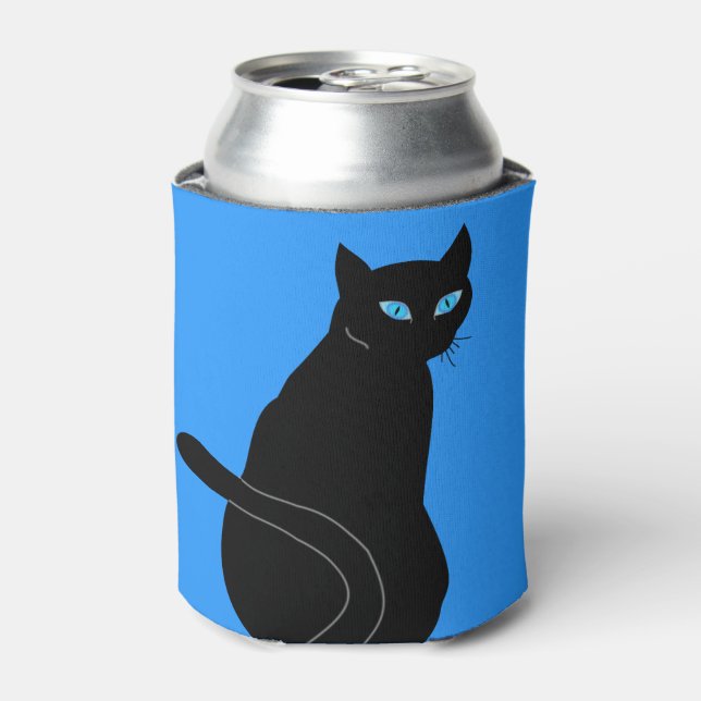 Black Cat Can Cooler (Can Front)