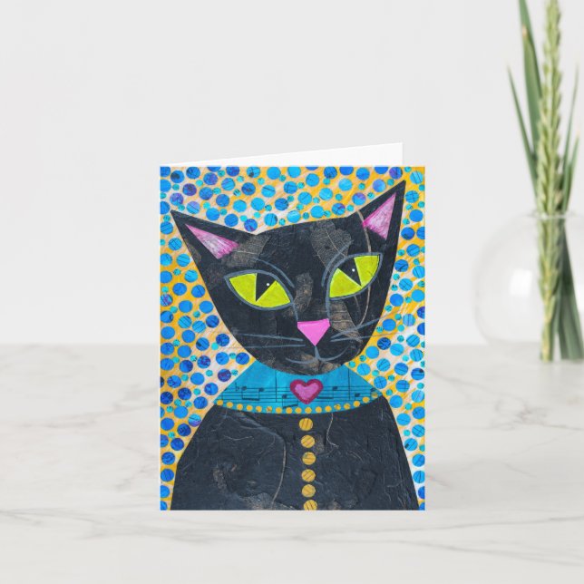 Black Cat Card (Front)