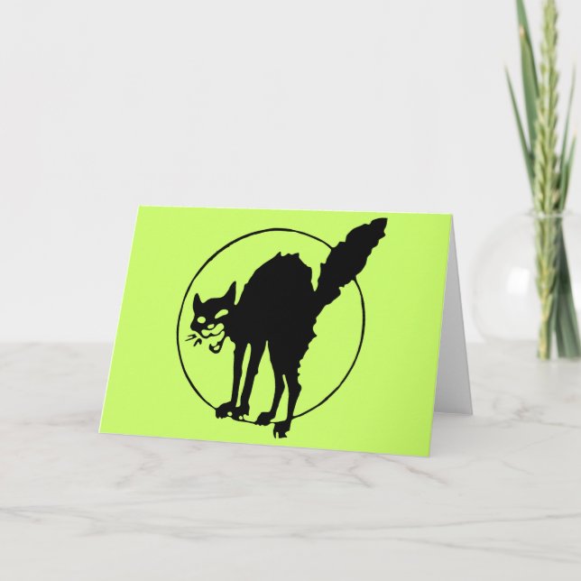 Black Cat Card (Front)