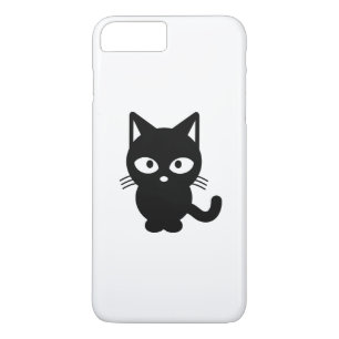 Black cat cartoon Case-Mate iPhone case