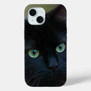black cat iPhone 15 case