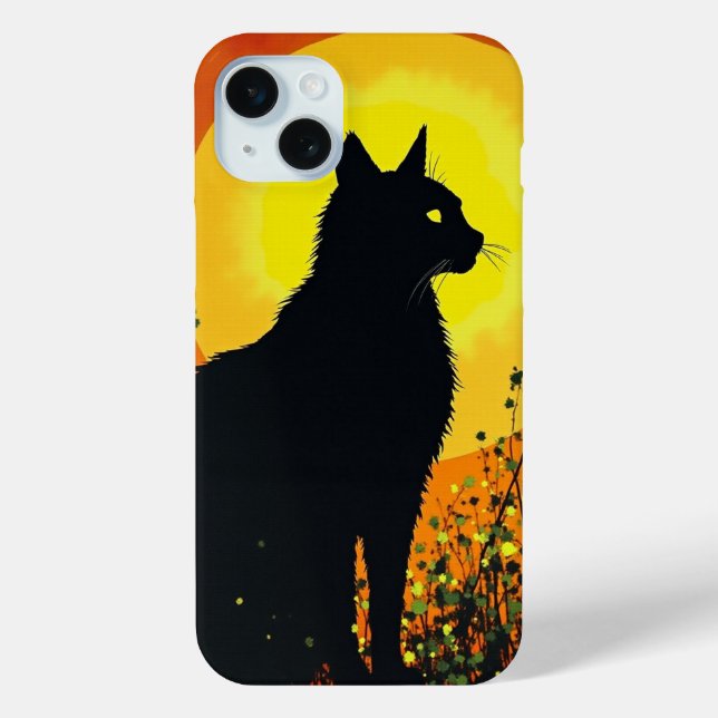 black cat Case-Mate iPhone case (Back)