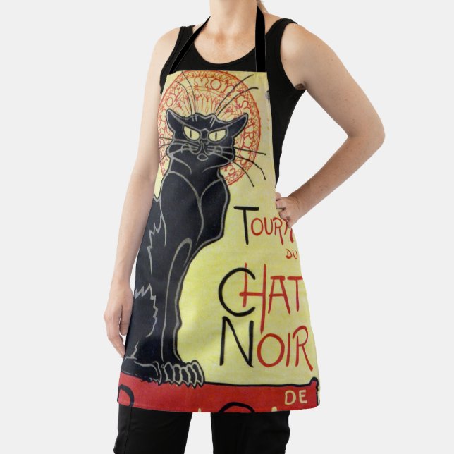 Black Cat (Chat Noir), Alexandre Steinlen Apron (Insitu)