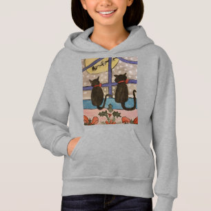 Black Cat Christmas Hoodie