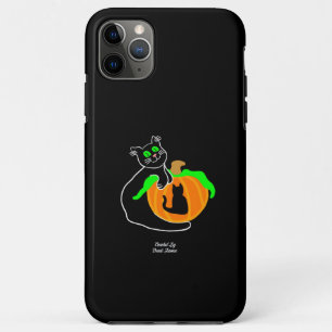 Black Cat Citrouille Apple iPhone 11 Pro Max Coque