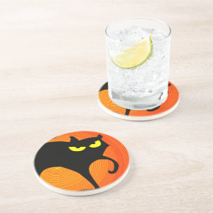 Black Cat Coaster