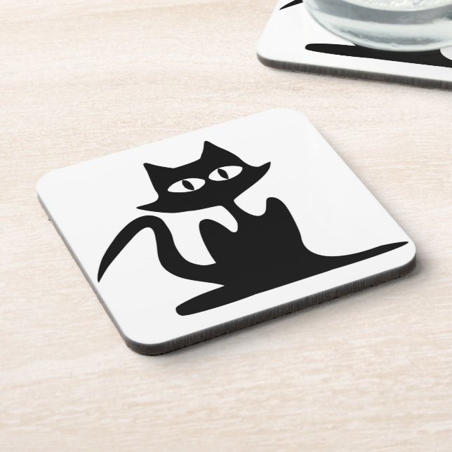 BLACK CAT COASTER (Left Side)