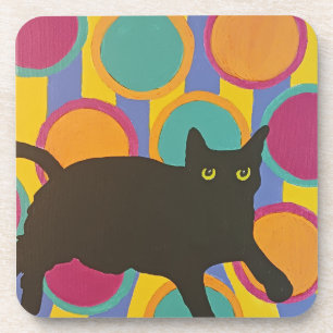 Black Cat Coaster