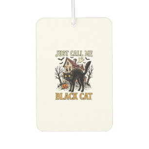 Black Cat Costume Haunted House Funny Halloween Sh Air Freshener