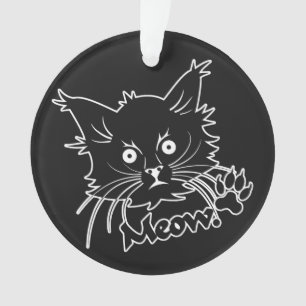 Black Cat custom ornament
