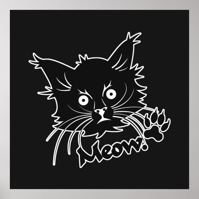 Black Cat custom poster (Front)