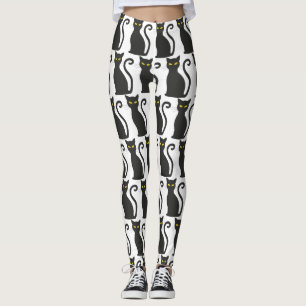 Black Cat Cute Leggings
