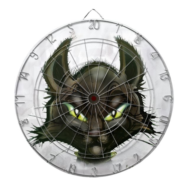Black Cat Dartboard (Front)