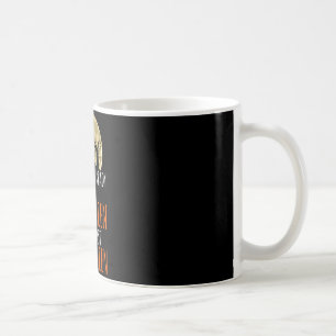 Black cat dead tree ready for halloween  coffee mug