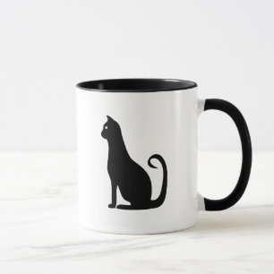Black Cat Design Mug