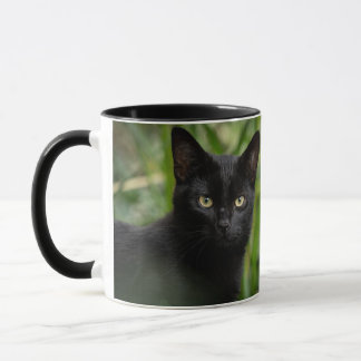 Black Cat Double Sided Mug