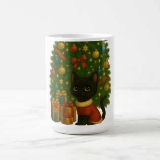 “Black Cat Emi and the Christmas Tree” Magic Mug