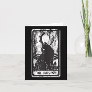 Black Cat Empress Tarot Card Tank Top