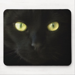 Black Cat Eyes mousepad