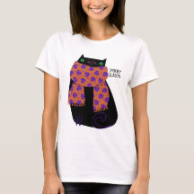 Black Cat Fall Season Halloween Spooky Cute
