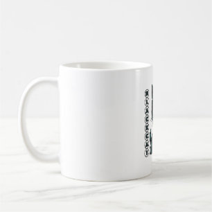Black cat firework   coffee mug
