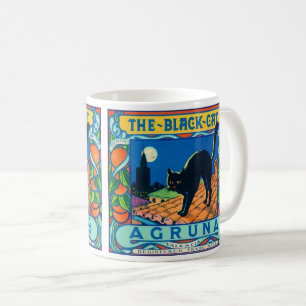Black Cat Fruit Mug