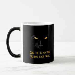 Black Cat funny cool customizable Magic Mug