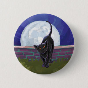 Black Cat Gifts & Accessories 2 Inch Round Button