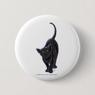 Black Cat Gifts & Accessories 2 Inch Round Button
