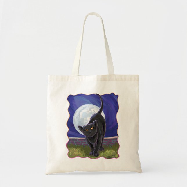Black Cat Gifts & Accessories Tote Bag (Front)