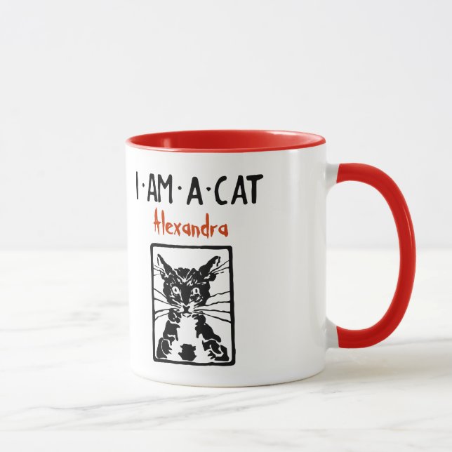 Black Cat Gifts Mug (Right)